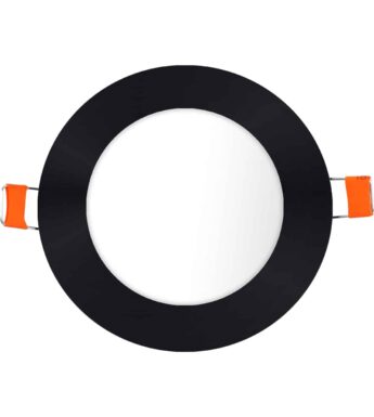 PANELES LED REDONDOS PARA EMPOTRAR NEGRO MATE