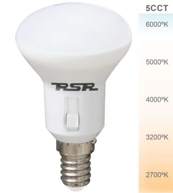 R50 REFLECTORA LED – E14 – 5CCT SWITCH