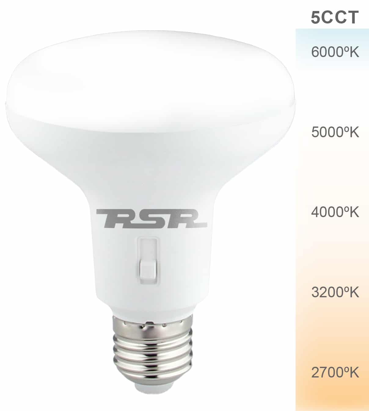 R90 REFLECTORA LED - E27 - 5CCT SWITCH