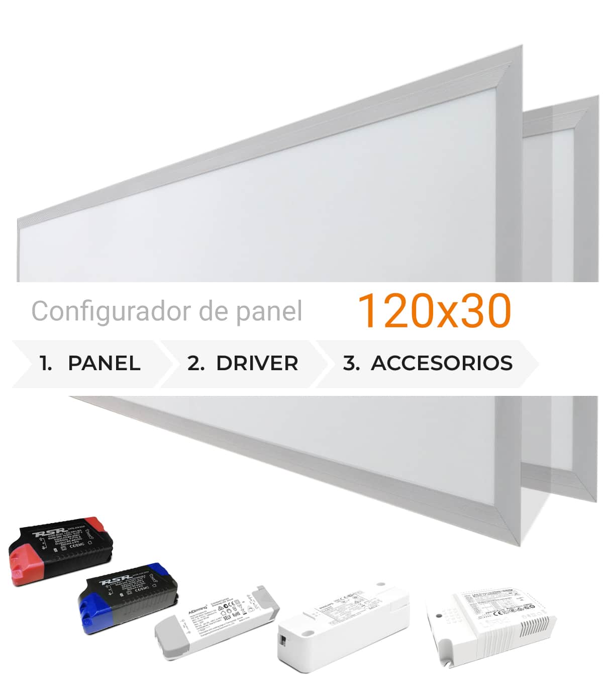 Configura tu panel 120x30 Configura tu panel 120x30